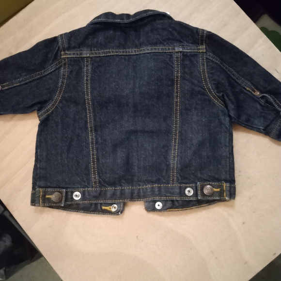 NWOT 6m OshKosh B'gosh Dark Blue Denim Jacket - Picture 5 of 6